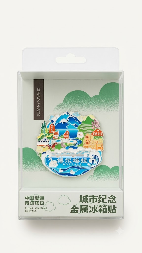 城市纪念冰箱贴 · 配套包装